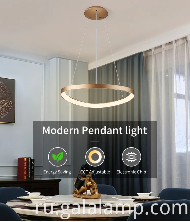 Современная европейская светодиодная подвеска - стильная акриловая люстра